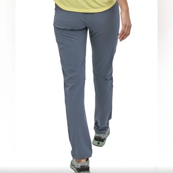 Patagonia Chambeau Rock Climbing Hiking Feather Gray Outdoor Pants 82935 Size 4 - Picture 2 of 8